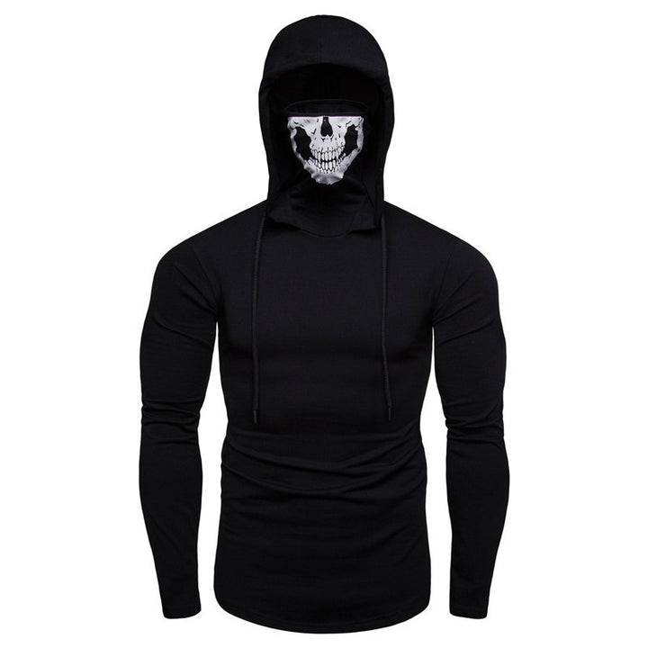 Herren Kapuzenpullover mit kreativem Totenkopf-Design Aliams