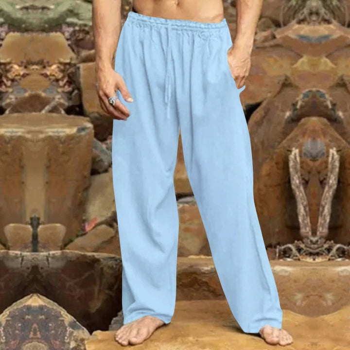 Herren bequeme Freizeithose mit regulierbarem Bund Aliams