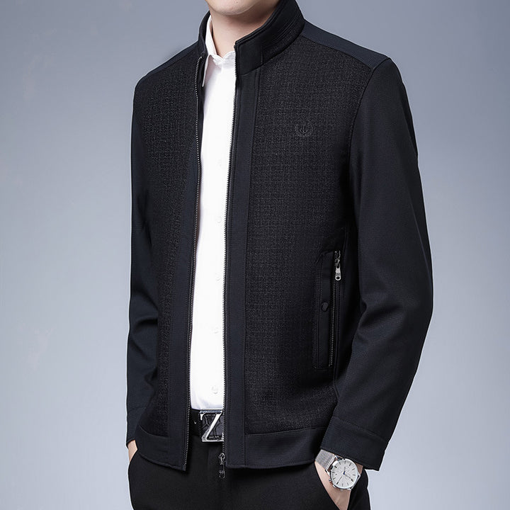 Herren elegante Freizeitjacke mit strukturiertem Design Aliams