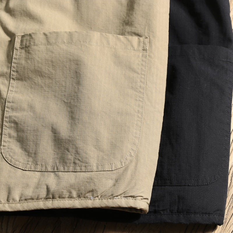 Herren gesteppte Freizeitjacke mit praktischem Kragen und innovativen Innenfutter Aliams