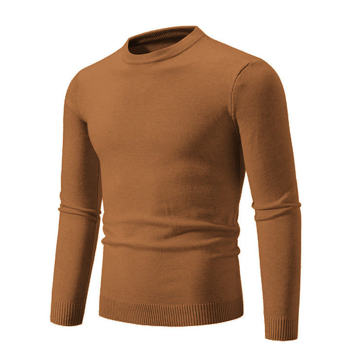 Herren eleganter Rundhals-Pullover aus feiner Baumwolle Aliams