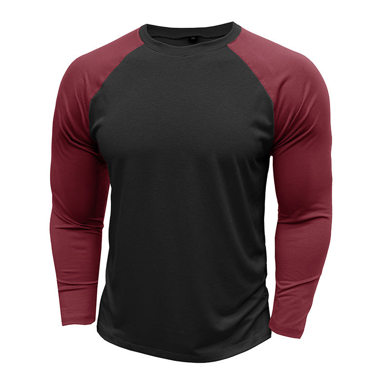Herren Sportliches Langarmshirt mit Raglanärmeln Aliams