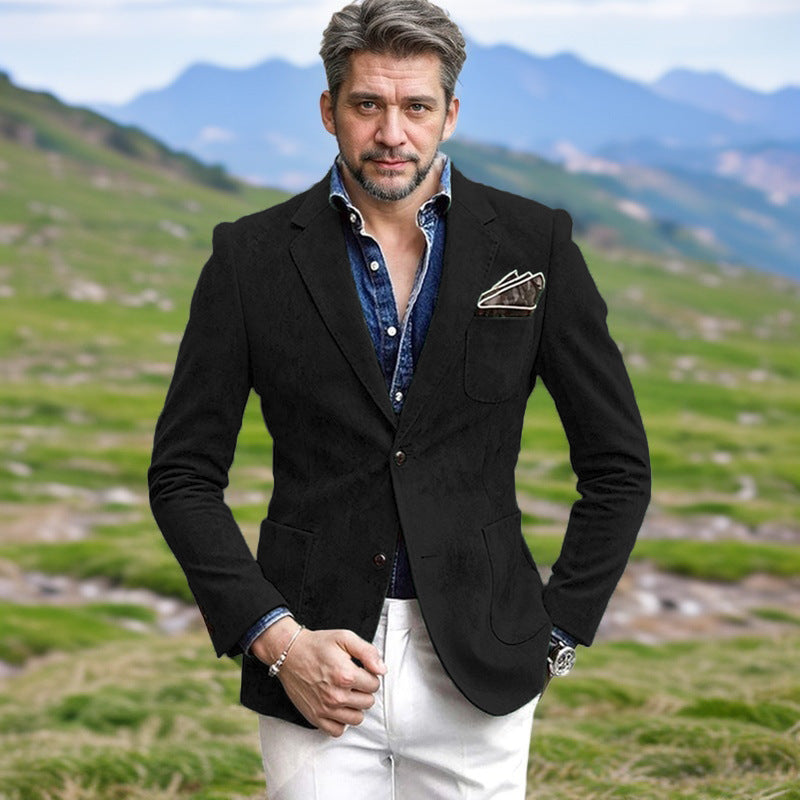 Herren eleganter Samtblazer im modernen Look Aliams