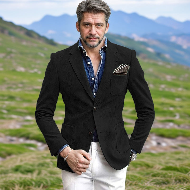 Herren eleganter Samtblazer im modernen Look Aliams