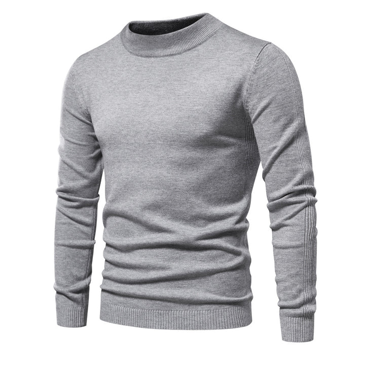 Herren Rollkragenpullover aus weichem Strickmaterial mit feiner Rippstruktur Aliams