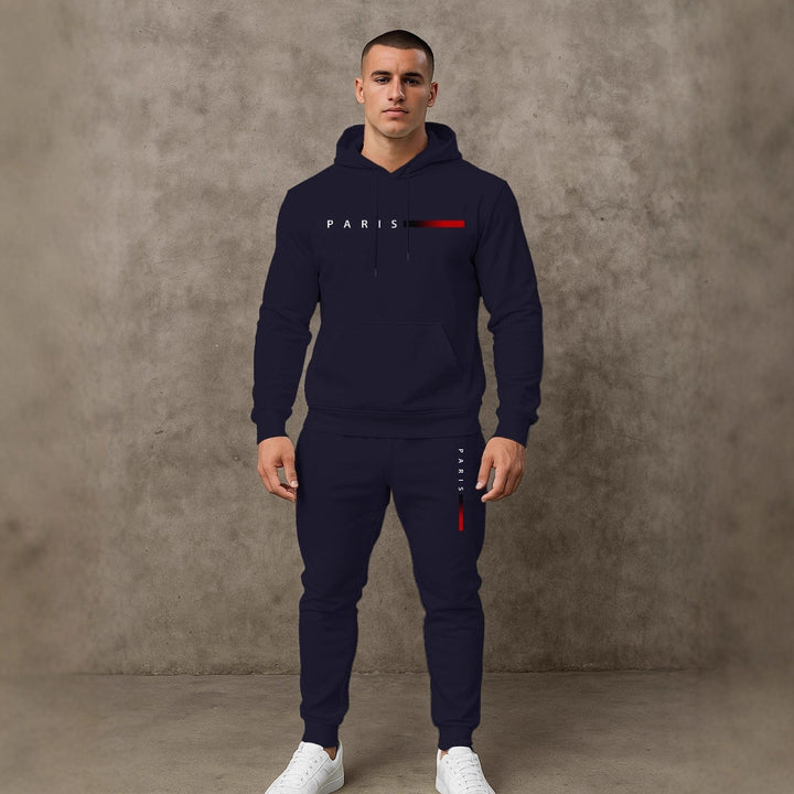 Herren sportlicher Hoodie und Jogginghose Set Aliams