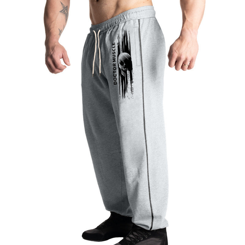 Herren Bequeme Sportjogginghose mit seitlichen Taschen und verstellbarem Kordelzug Aliams
