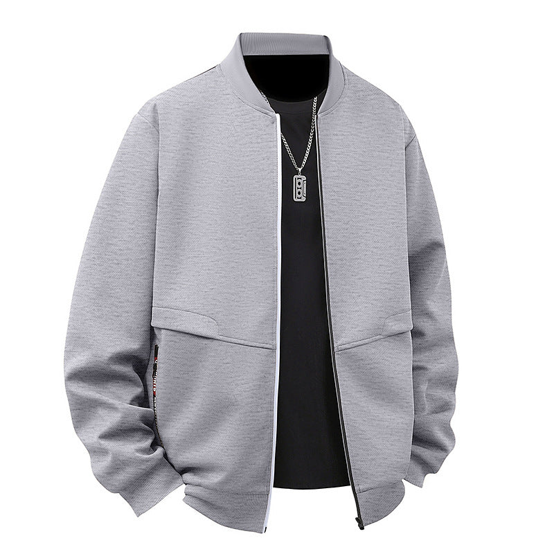 Herren sportliche Bomberjacke mit funktionalen Taschen Aliams