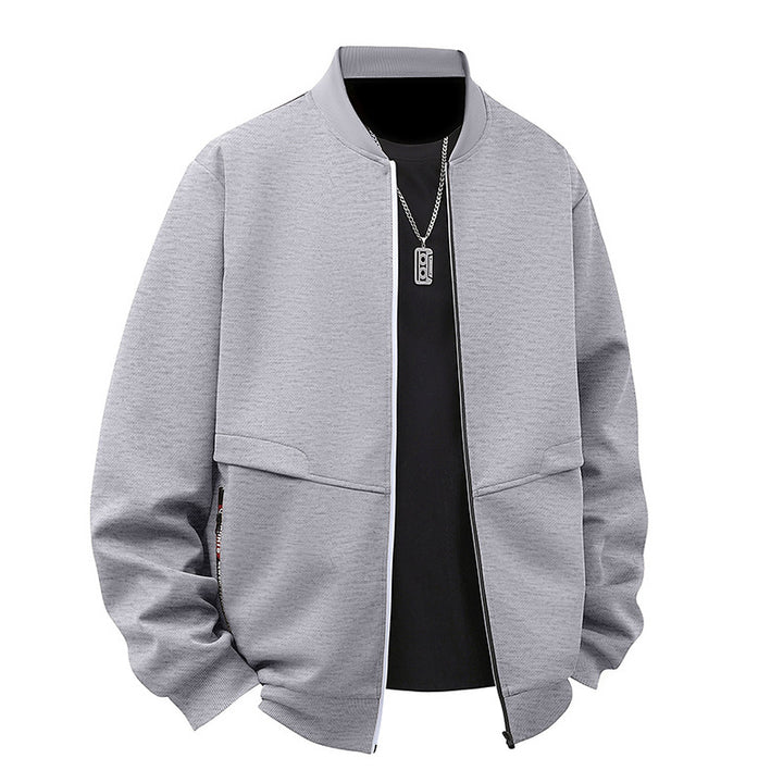 Herren sportliche Bomberjacke mit funktionalen Taschen Aliams