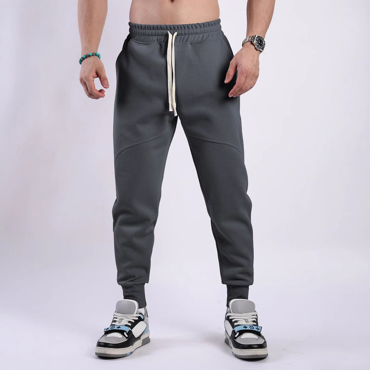 Herren Bequeme Jogginghose mit elastischem Bund und seitlichen Taschen Aliams