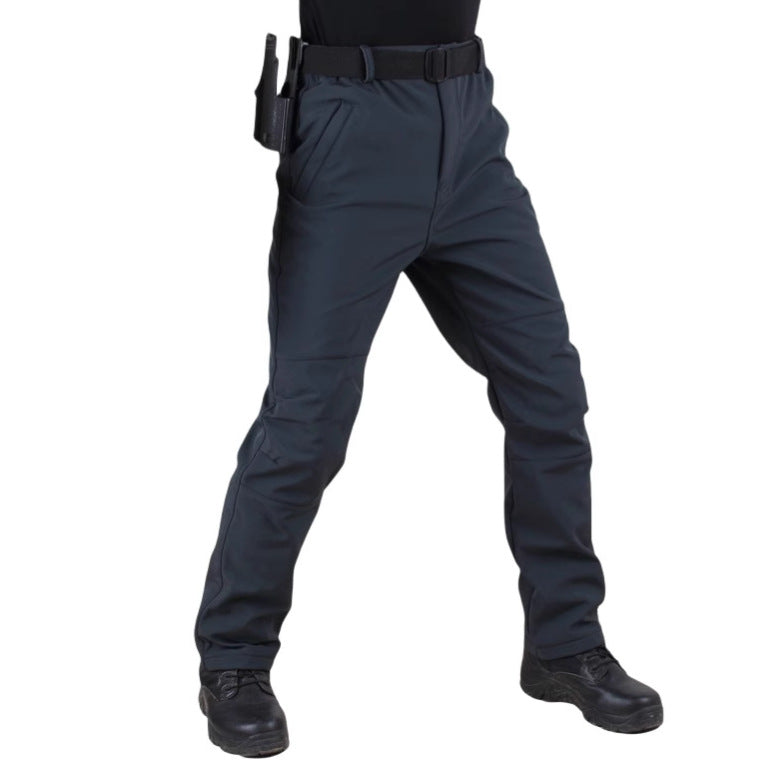 Herren Funktionale Cargo-Hose mit multifunktionalen Taschen und verstellbarem Bund Aliams