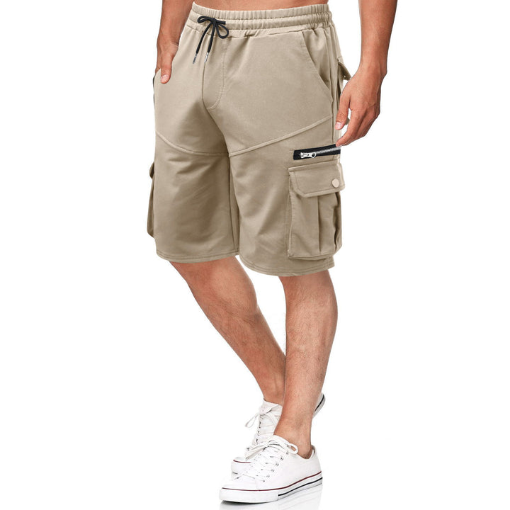 Herren funktionale Sport-Shorts mit vielseitigen Taschen und elastischem Bund Aliams