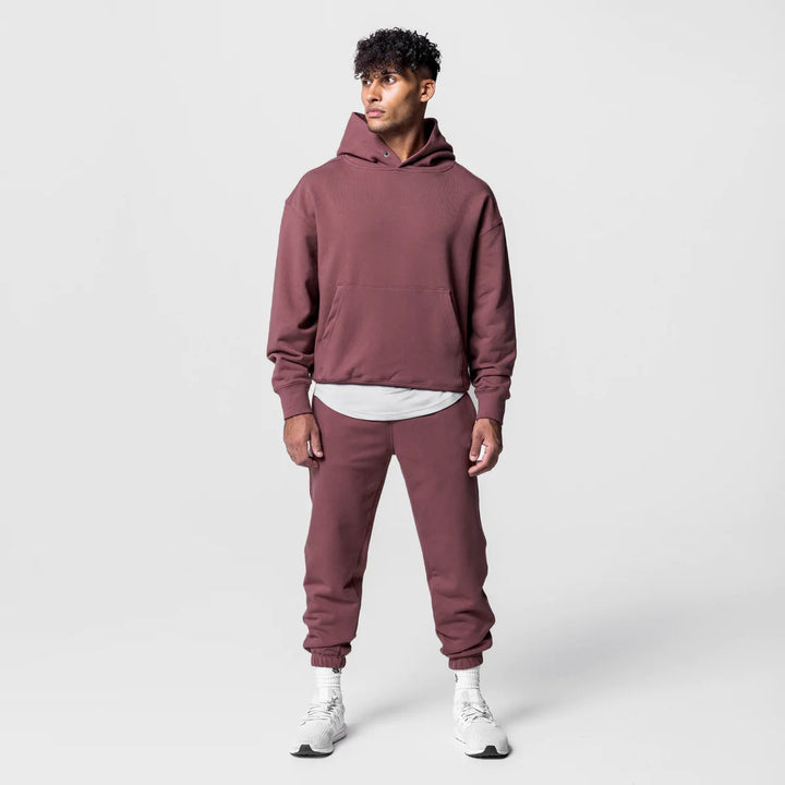 Herren gemütlicher Kapuzenpullover mit Taschen Aliams