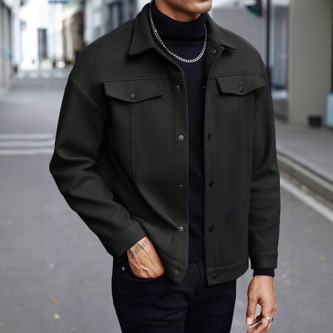 Herren stilvolle Overshirt-Jacke Aliams