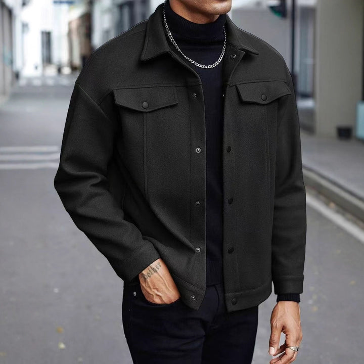 Herren stilvolle Overshirt-Jacke Aliams