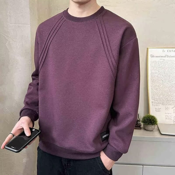 Herren Sweatshirt mit modernem Design und funktionalen Details Aliams