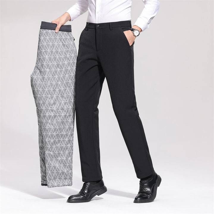 Herren Business-Hosen mit elastischem Bund und modischem Schnitt Aliams