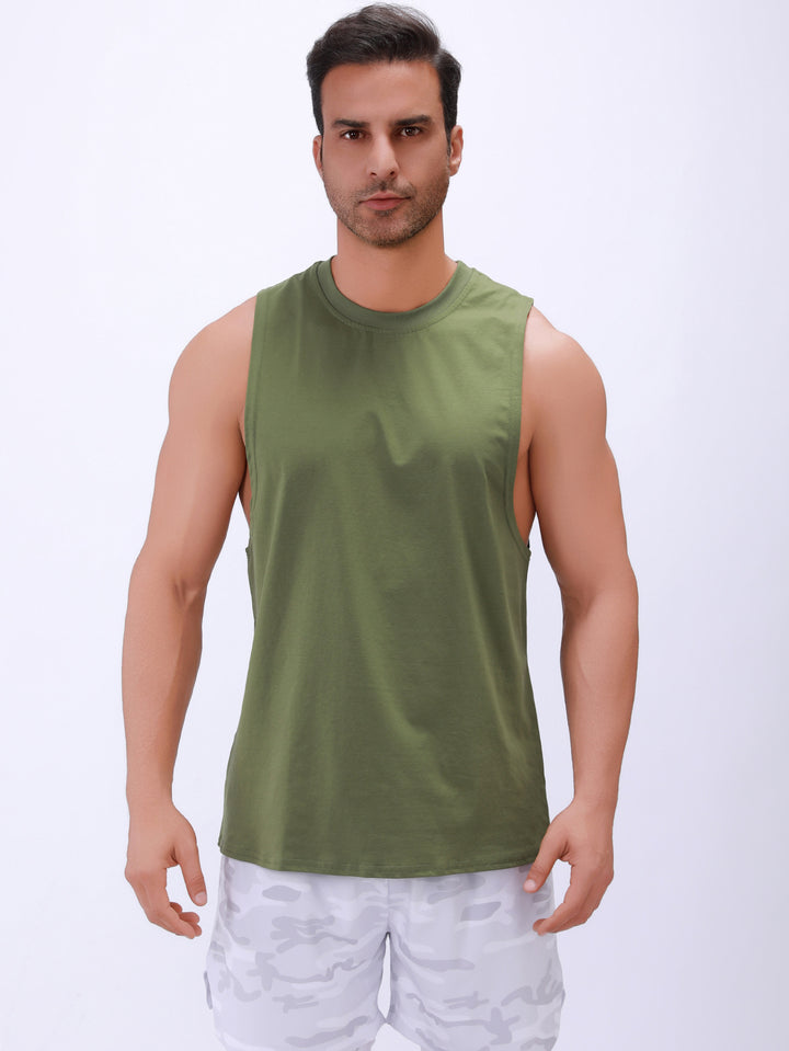 Herren Atmungsaktives Sporttanktop mit schmalen Trägern Aliams