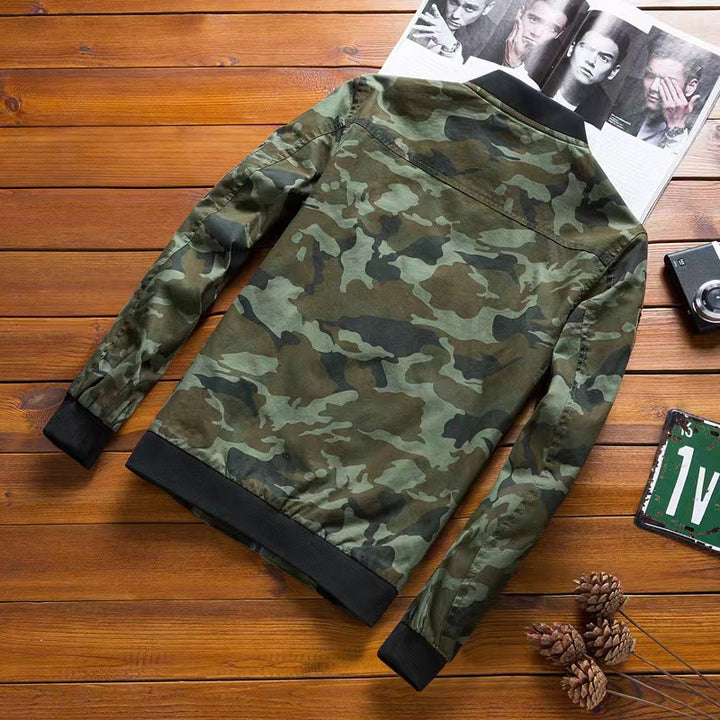 Herren Camouflage Bomberjacke Aliams