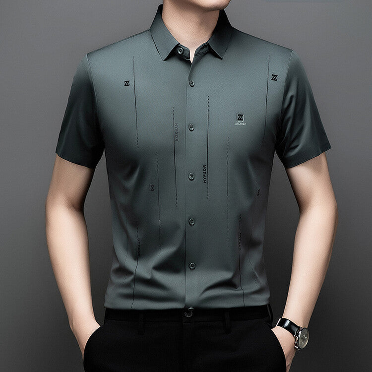 Herren sportliches Kurzarmhemd mit innovativer Feuchtigkeitsregulierung Aliams