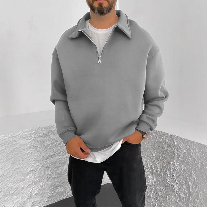 Herren Sweatshirt mit Stehkragen Aliams