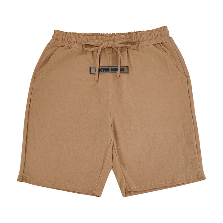 Herren lässige Strandshorts mit elastischem Bund und verstellbarem Kordelzug Aliams