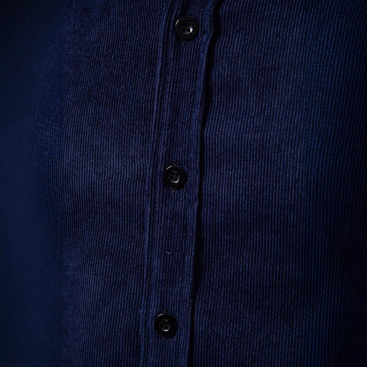 Herren Cordhemd mit modischem Karomuster und bequemer Passform Aliams