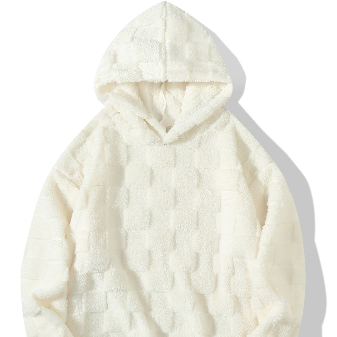 Herren Kapuzenpullover aus weichem Mikrofleece mit strukturiertem Design Aliams