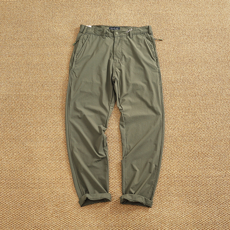 Herren Chino-Hose mit elastischem Bund und praktischen Eingrifftaschen Aliams