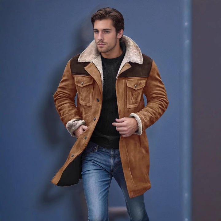 Herren Warm gefütterte Modische Jacke Aliams