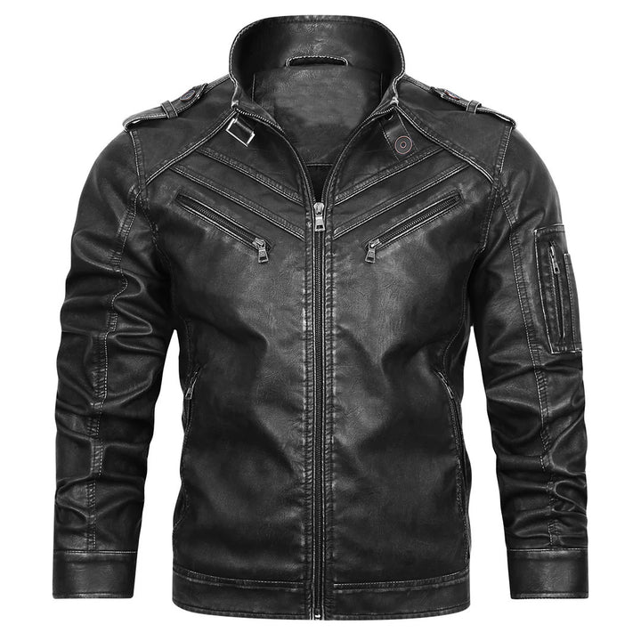 Herren Kunstlederjacke Aliams