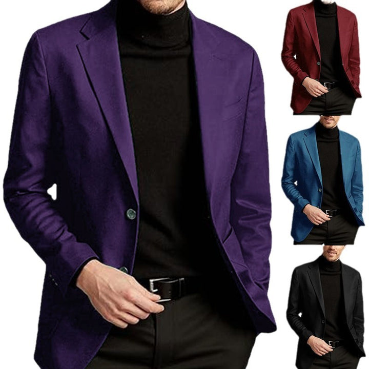 Herren eleganter Blazer mit feinem Schnitt Aliams