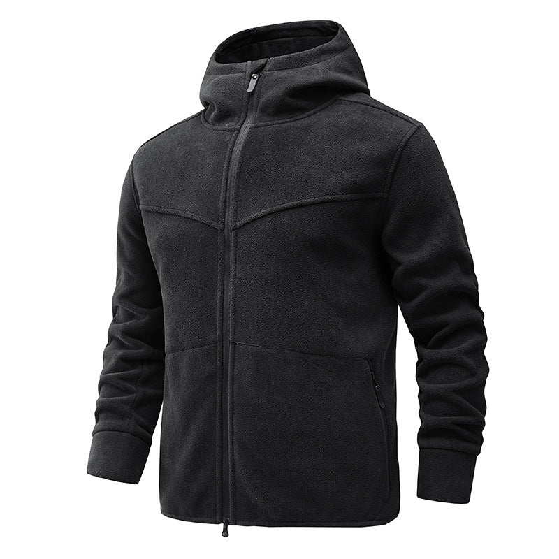 Herren Fleecejacke mit kuscheligem Innenfutter und praktischen Taschen Aliams