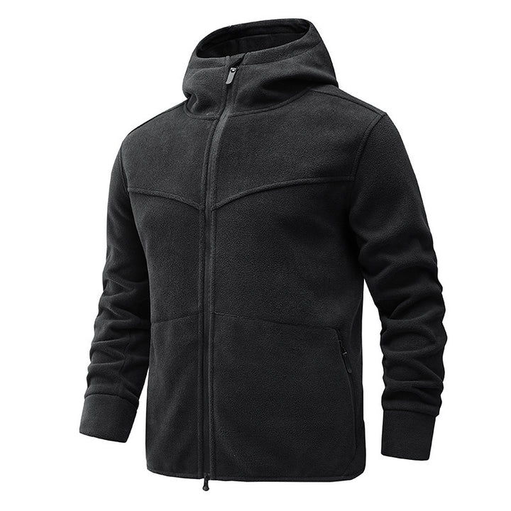 Herren Fleecejacke mit kuscheligem Innenfutter und praktischen Taschen Aliams