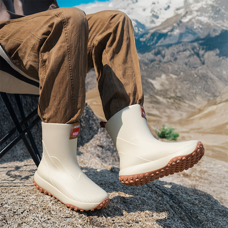 Herren Gummistiefel mit rutschfester Sohle Aliams