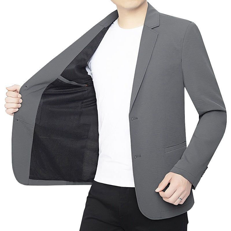 Homme Modernes Blazer-Jacke mit Technischem Stoff Aliams