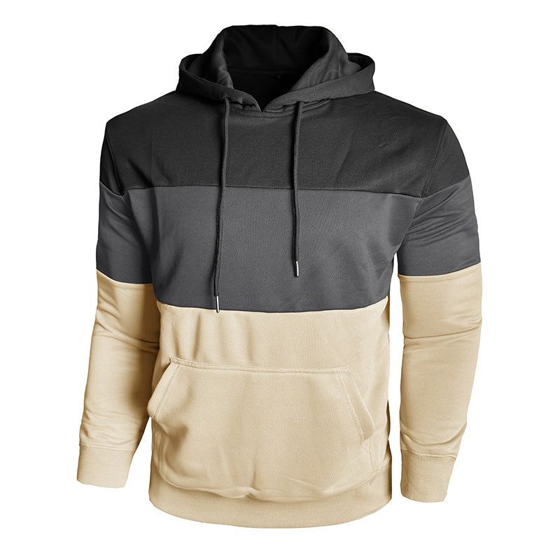 Herren Kapuzenpullover mit modischem Farbblockdesign Aliams