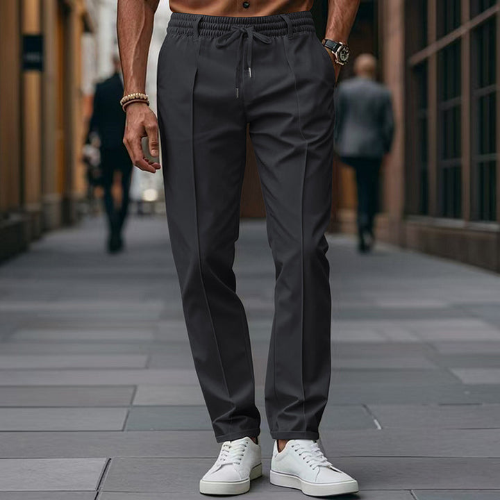 Herren Freizeit-Hose mit elastischem Bund und zeitgemäßem Slim Fit Aliams