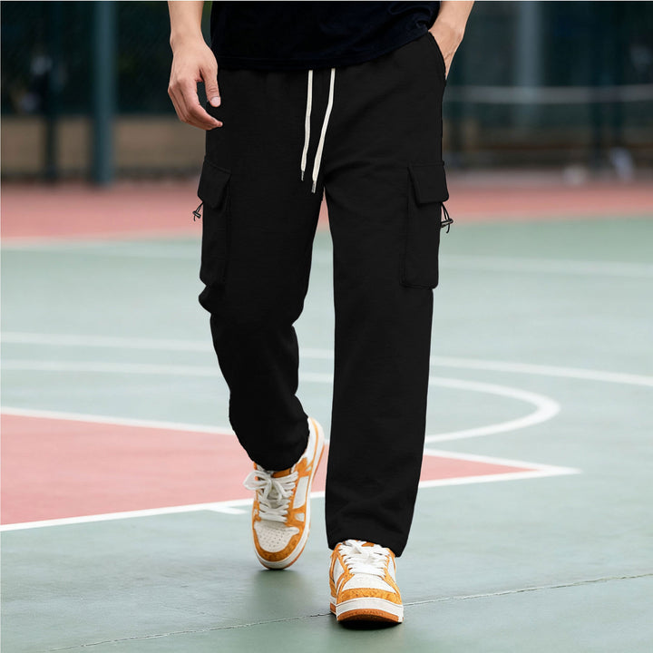 Herren Cargo-Hose mit elastischem Bund und praktischen Seitentaschen Aliams