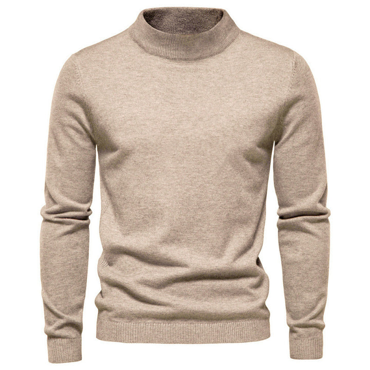 Herren Strickpullover mit hohen Kragen Aliams