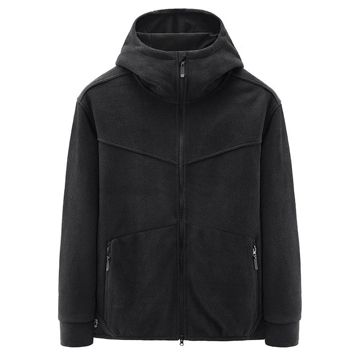 Herren Fleecejacke mit kuscheligem Innenfutter und praktischen Taschen Aliams