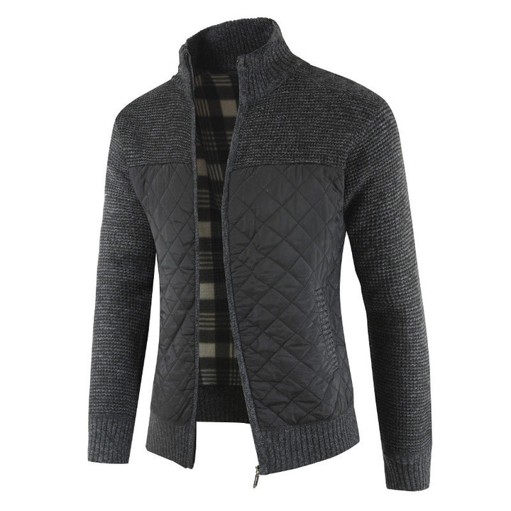 Herren modische Hybridjacke mit strukturiertem Obermaterial Aliams