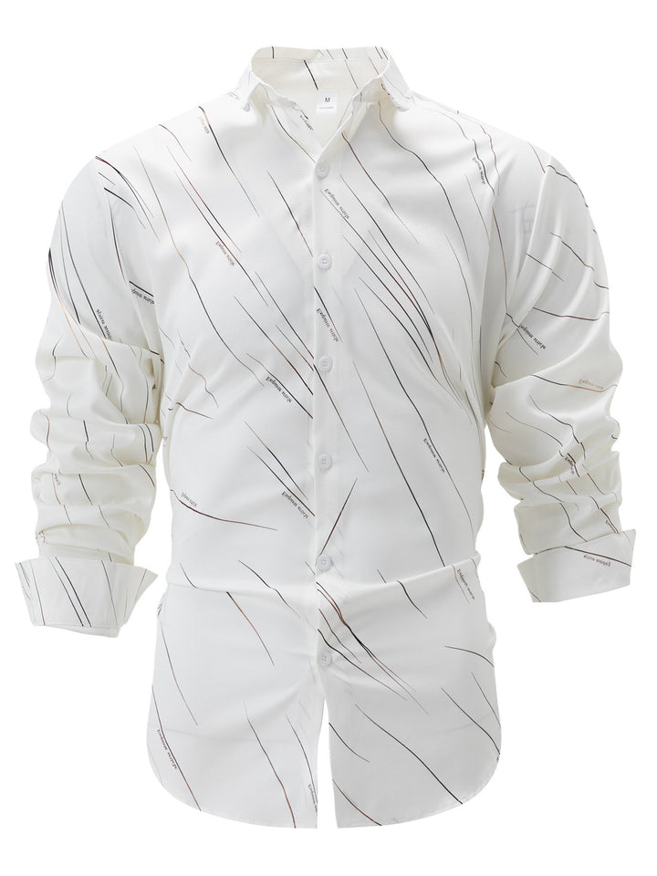 Herren Hemd mit modernem, dynamischem Design und klassischem Schnitt Aliams