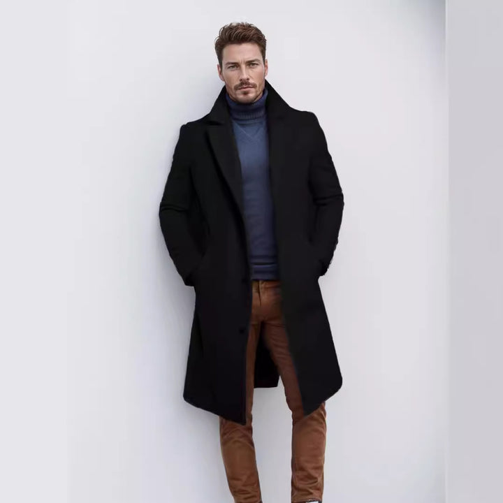 Herren eleganter und warmer Übermantel Aliams