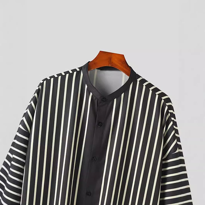 Damen Modernes Freizeit-Set mit geometrischem Muster Aliams