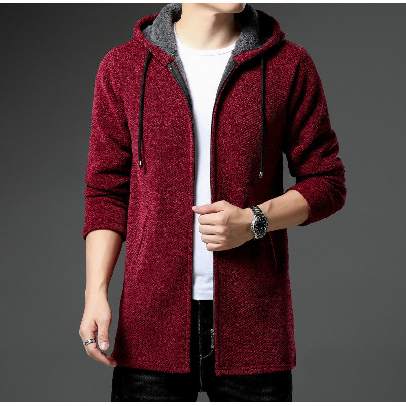 Herren urbane Freizeitjacke mit Kapuze Aliams