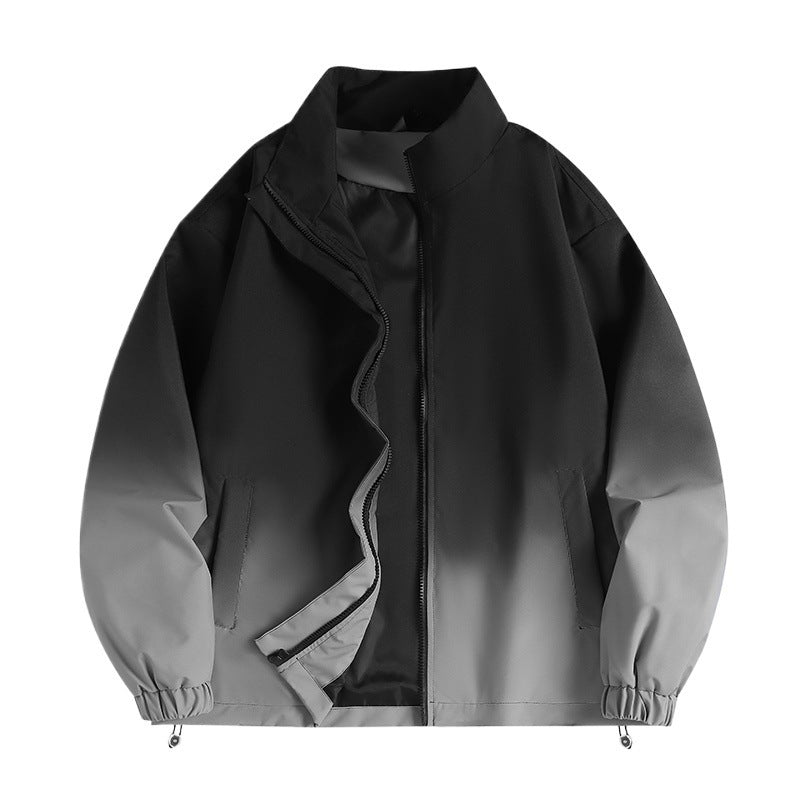 Herren stylische Übergangsjacke mit innovativem Farbverlauf Aliams