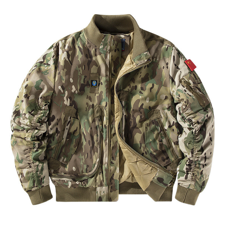 Herren Bomberjacke mit technischen Details und praktischen Taschen Aliams