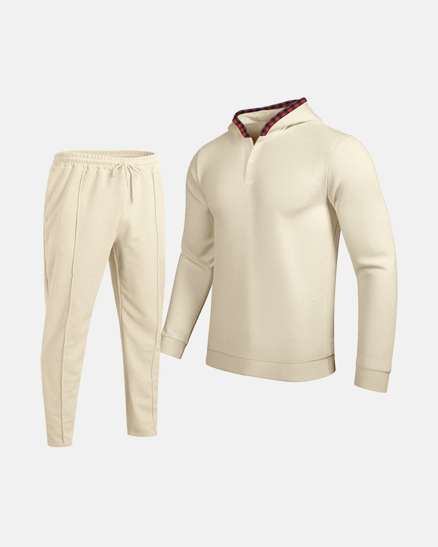 Herren Sportliches Kapuzenset mit atmungsaktivem sowie ergonomischem Schnitt Aliams