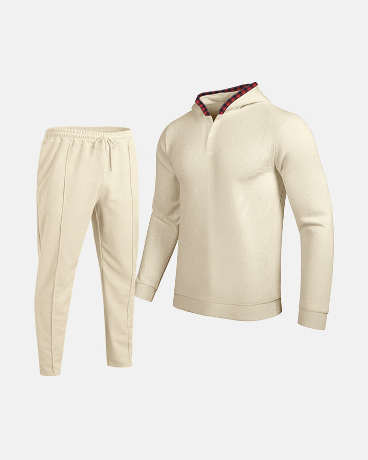 Herren Sportliches Kapuzenset mit atmungsaktivem sowie ergonomischem Schnitt Aliams